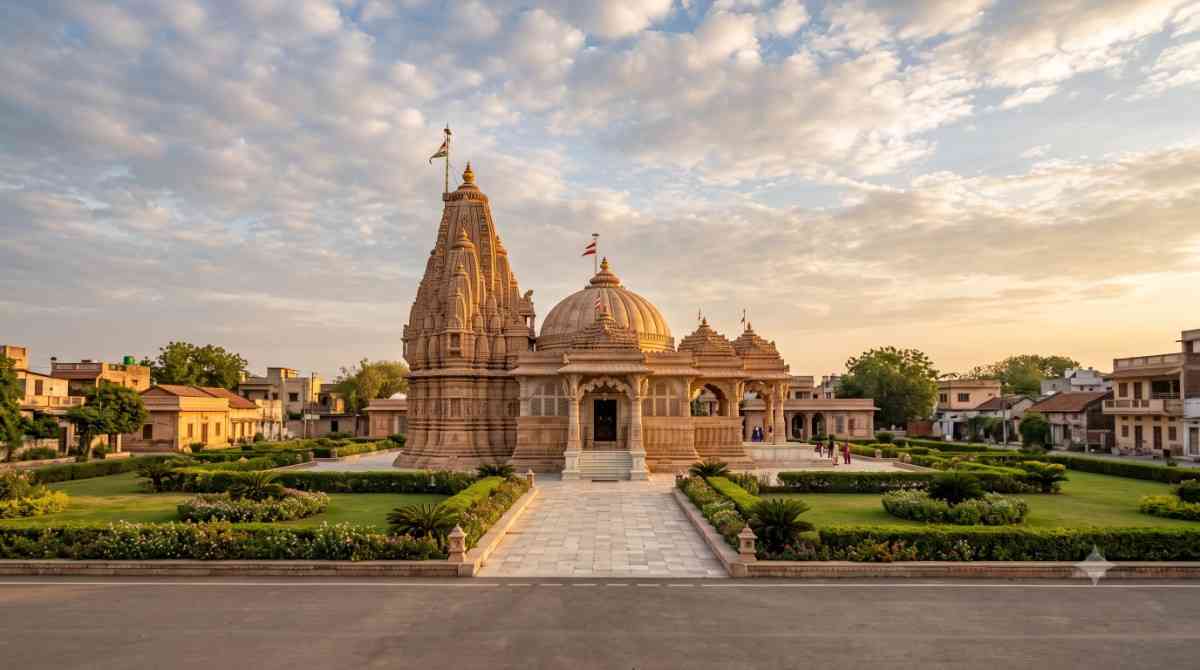 Sacred temple pilgrimage site in Gujarat
